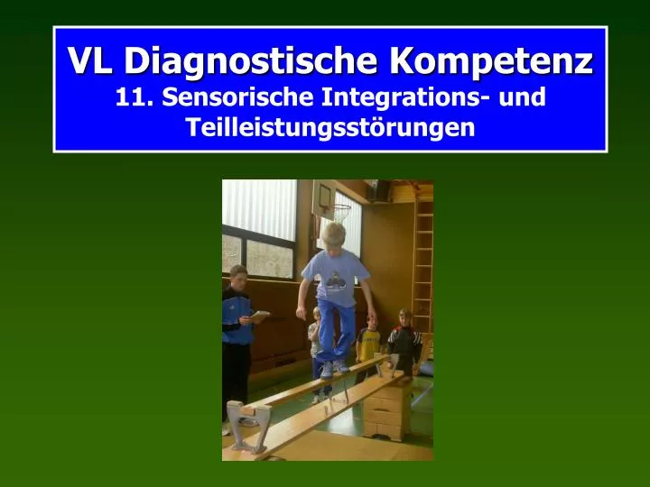 vl diagnostische kompetenz 11 sensorische integrations und teilleistungsst rungen