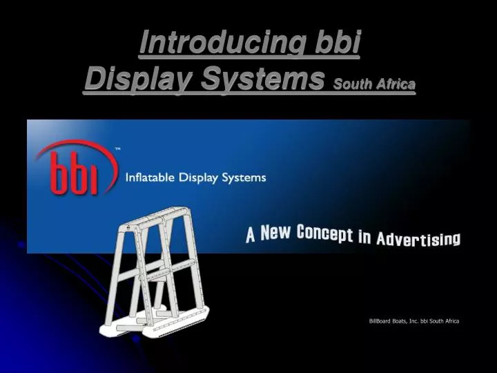 introducing bbi display systems south africa