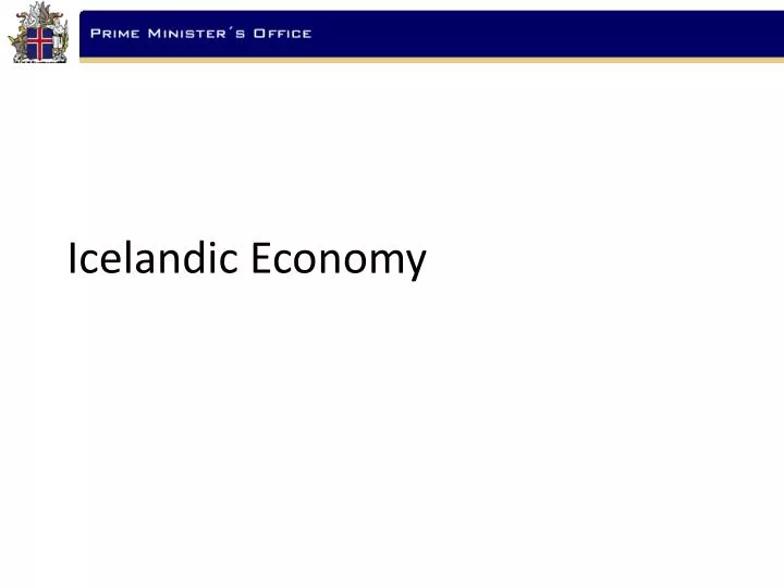 icelandic economy