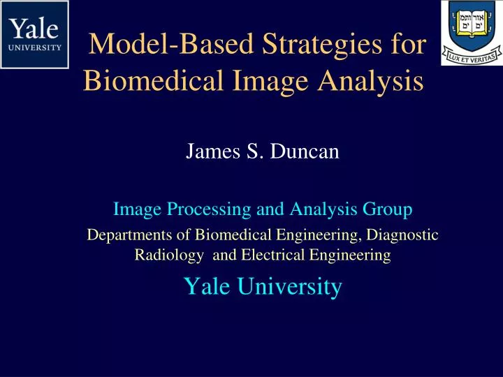 model based strategies for biomedical image analysis