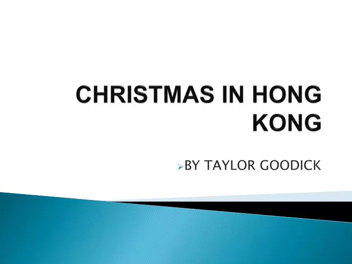 christmas in hong kong