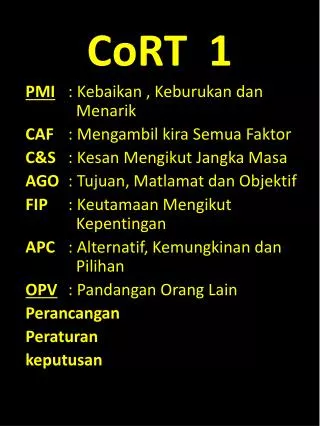 cort 1