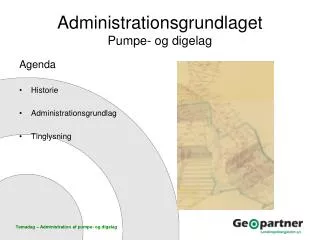 administrationsgrundlaget pumpe og digelag
