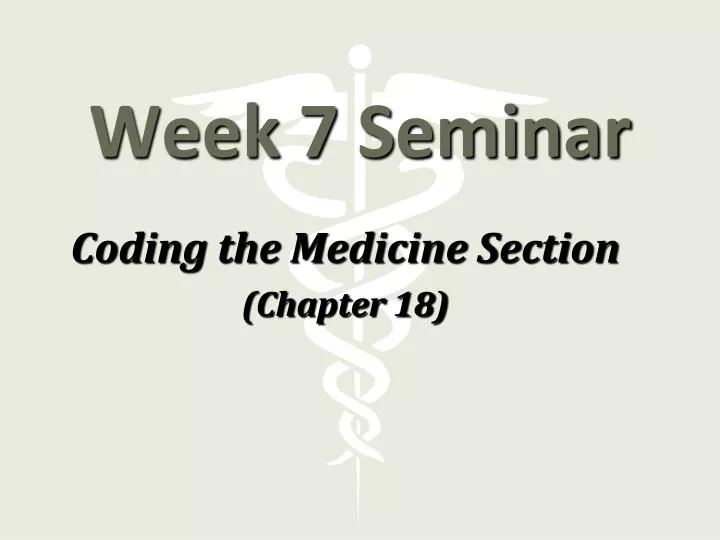week 7 seminar