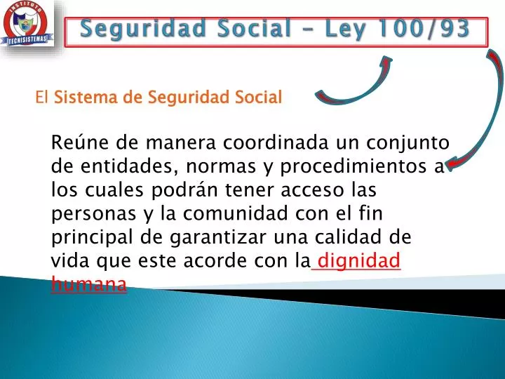 seguridad social ley 100 93
