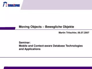 moving objects bewegliche objekte