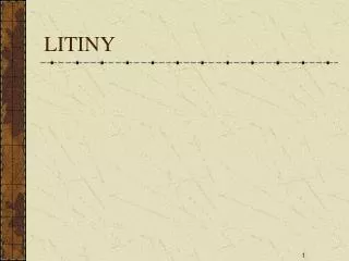 litiny