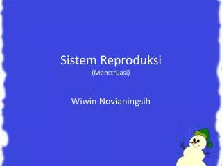 sistem reproduksi menstruasi
