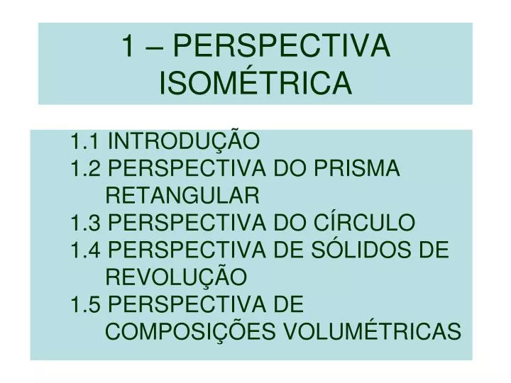 1 perspectiva isom trica