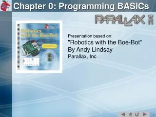 Chapter 0: Programming BASICs