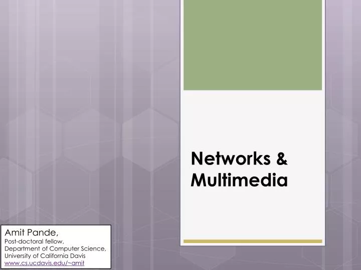 networks multimedia