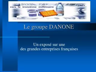 le groupe danone