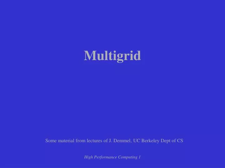 multigrid