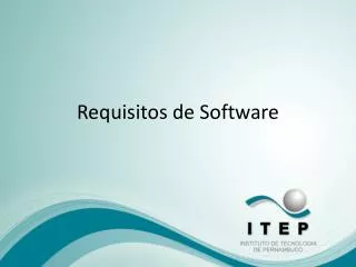 requisitos de software
