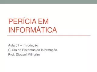 per cia em inform tica