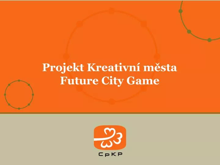 projekt kreativn m sta future city game