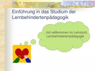 einf hrung in das studium der lernbehindertenp dagogik