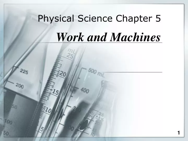 physical science chapter 5