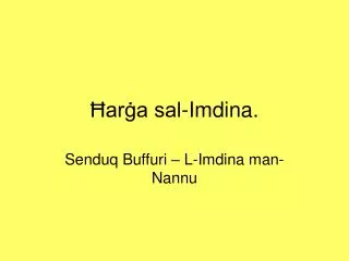 ar a sal imdina