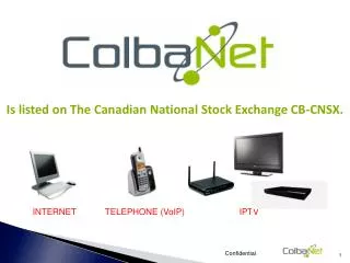 Is listed on The Canadian National Stock Exchange CB-CNSX.