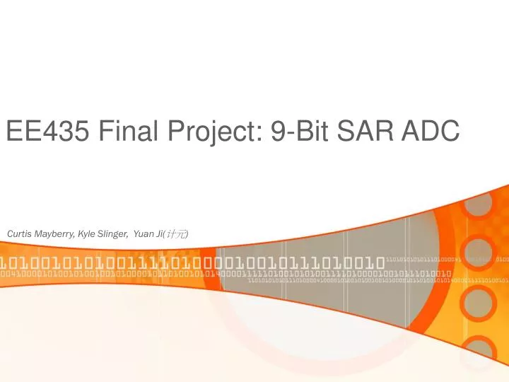 ee435 final project 9 bit sar adc