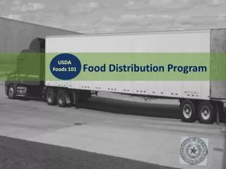 USDA Foods 101