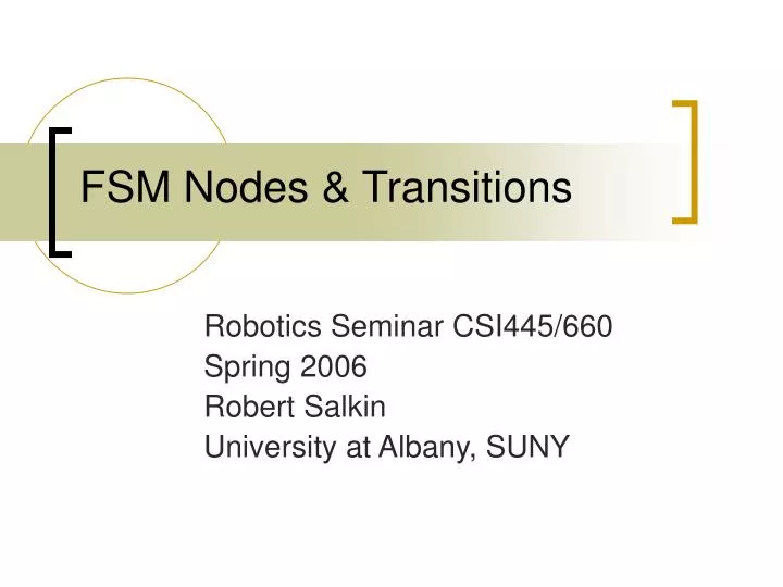 fsm nodes transitions