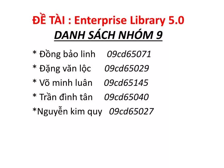 t i enterprise library 5 0 danh s ch nh m 9