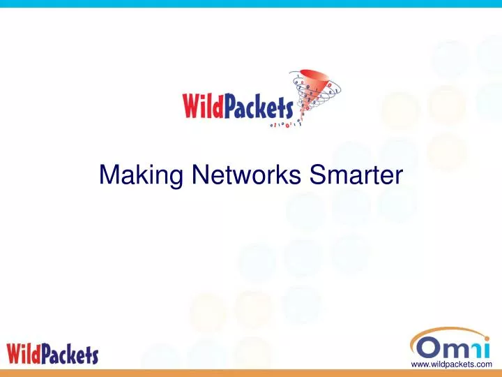 making networks smarter