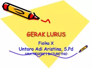 gerak lurus