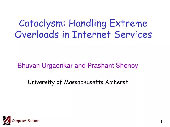 cataclysm handling extreme overloads in internet services