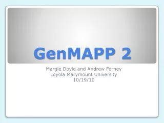 GenMAPP 2