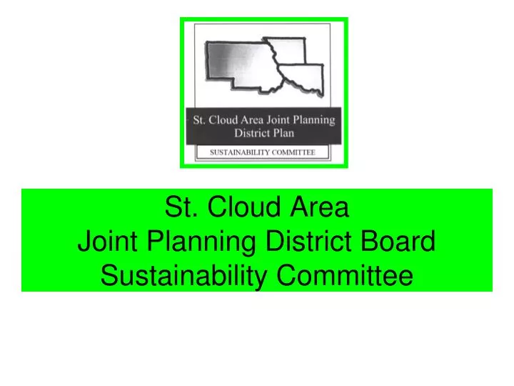 st cloud area joint planning district board sustainability committee