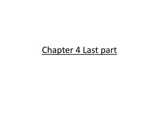 Chapter 4 Last part