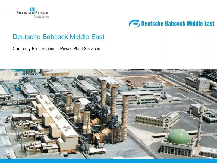 deutsche babcock middle east