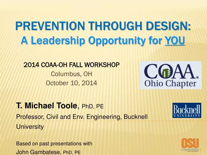 2014 coaa oh fall workshop columbus oh october 10 2014