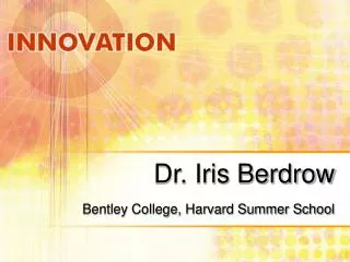 Dr. Iris Berdrow