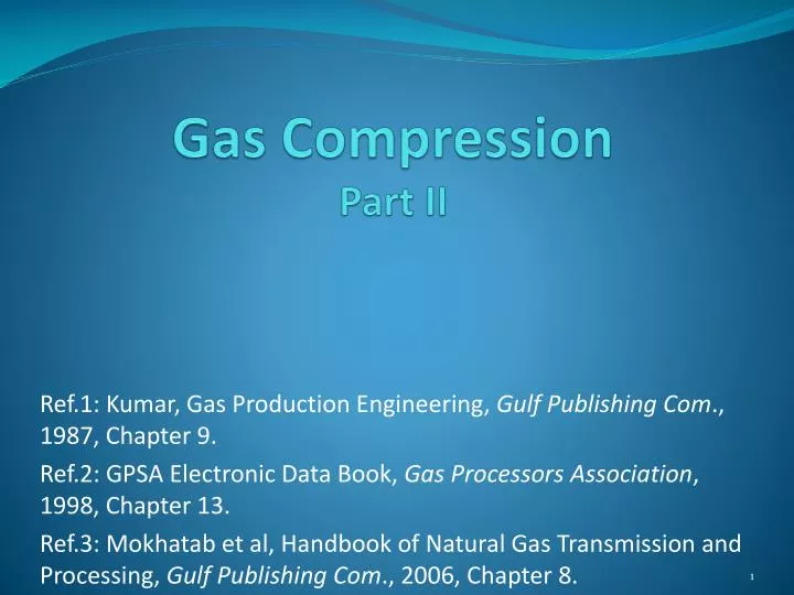 gas compression part ii