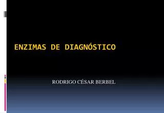 enzimas de diagn stico