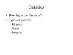 Galaxies - slide 1