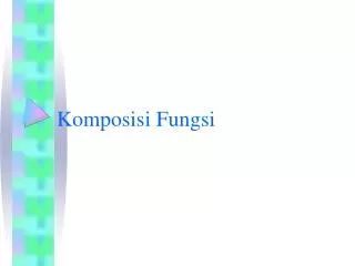 komposisi fungsi