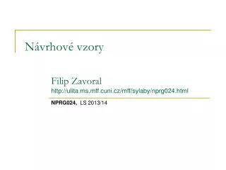 n vrhov vzory