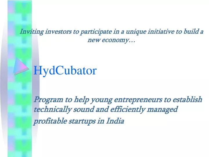 hydcubator