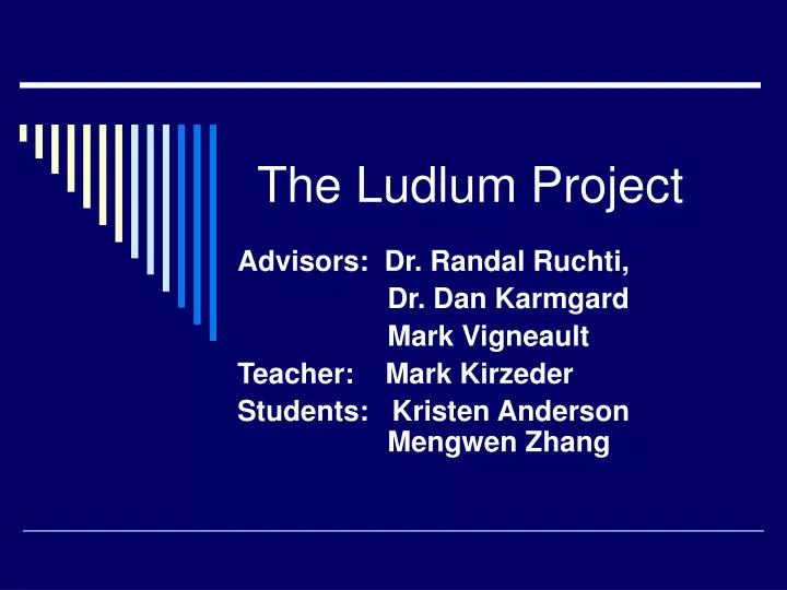 the ludlum project