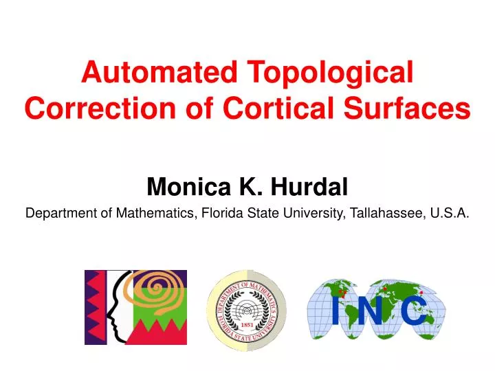automated topological correction of cortical surfaces