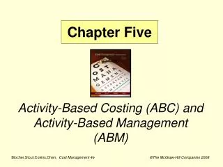 Activity-Based Costing (ABC) and Activity-Based Management (ABM)