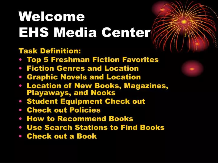 welcome ehs media center