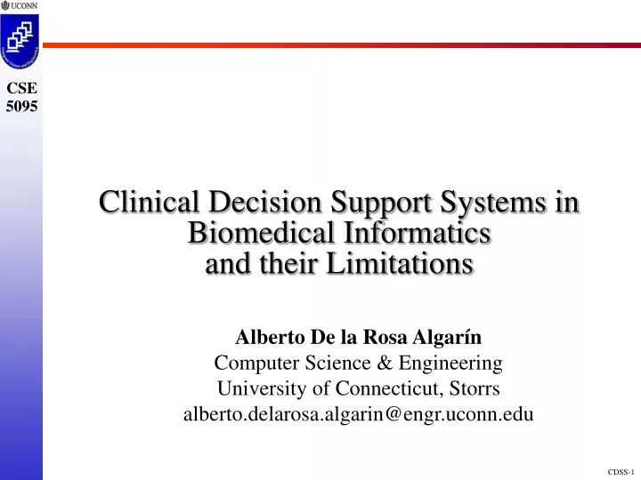 clinical decision support systems in biomedical informatics and their limitations