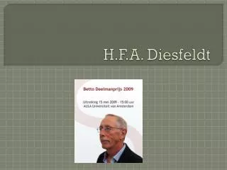 h f a diesfeldt