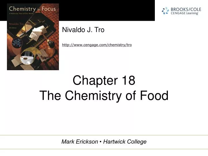 chapter 18 the chemistry of food